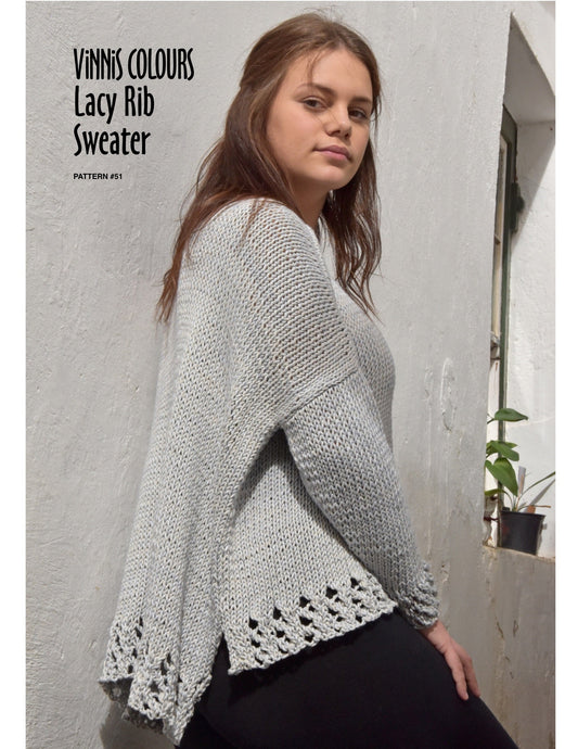 VCPK - P051 - Lacy Rib Sweater